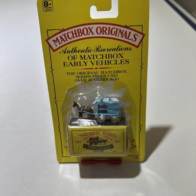 Matchbox Originals 1992 No.7 Horse Drawn Milk Truck – Lesney 1950s Replica NIB - Image 1 of 4