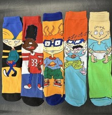 Lot Of 7 Pairs Of Novelty Character Socks Size 7-10 US NWOT