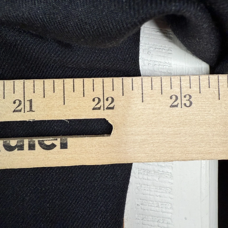 Calça de lã vintage Claiborne masculina 42S cinza 3 botões lona 34x26 plissada - Imagem 3 de 4