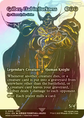 MTG FOIL Golbez, Clad in Darkness Full Art English | eBay
