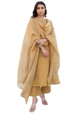 GoSriKi Women's Rayon Viscose Printed Straight Kurta with Pant Dupatta