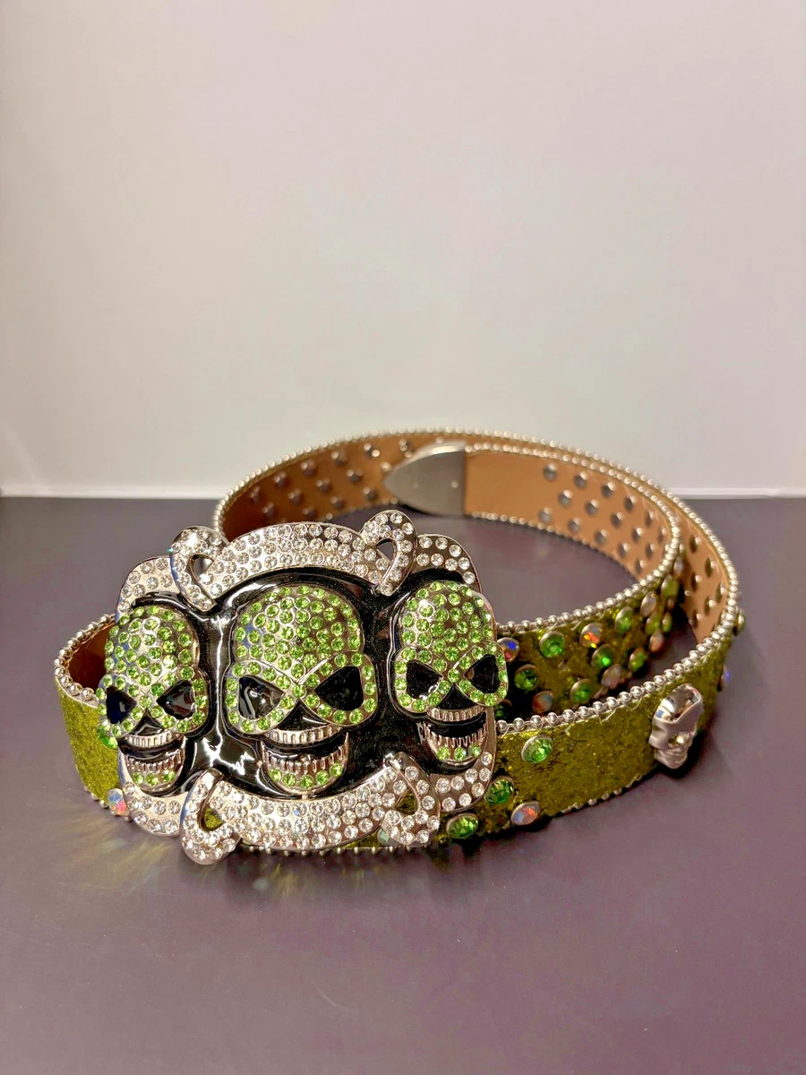 Green Rhinestone Belts for Women for sale | eBay