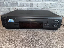Sony SLV-679HF VCR VHS Player Recorder Hi-Fi Stereo No Remote Tested Works