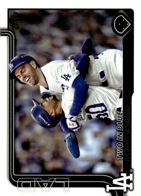 Two in Blue: It s a Race to Embrace #631 2025 Topps