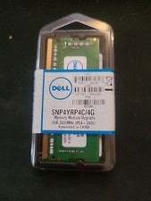Dell 4GB RAM Module SODIMM 260-pin PC4 2400 MHz DDR4 SDRAM Non-ECC -SNP4YRP4C/4G