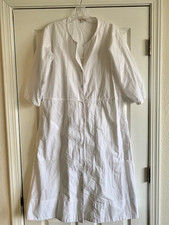 GAP 100% Cotton Seersucker Midi Dress