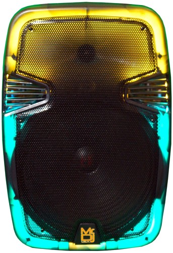 MR DJ PL15FLAME 15" Portable Translucent Bluetooth Speaker + Speaker Stand + LED - Picture 7 of 12