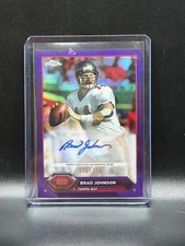 2024 Topps Chrome Composite Brad Johnson Auto 175/175 Purple