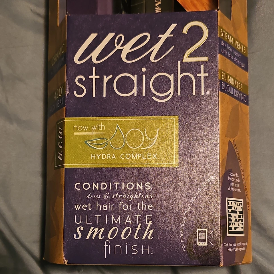 Remington Wet 2 Straight 1”Wide Flat Iron Wet or Dry Hair New Sealed S-7230 - Image 2 of 4