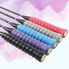 10Pcs Moisture Absorbing Tennis Racket Grip Anti Slip PU Soft Wrap