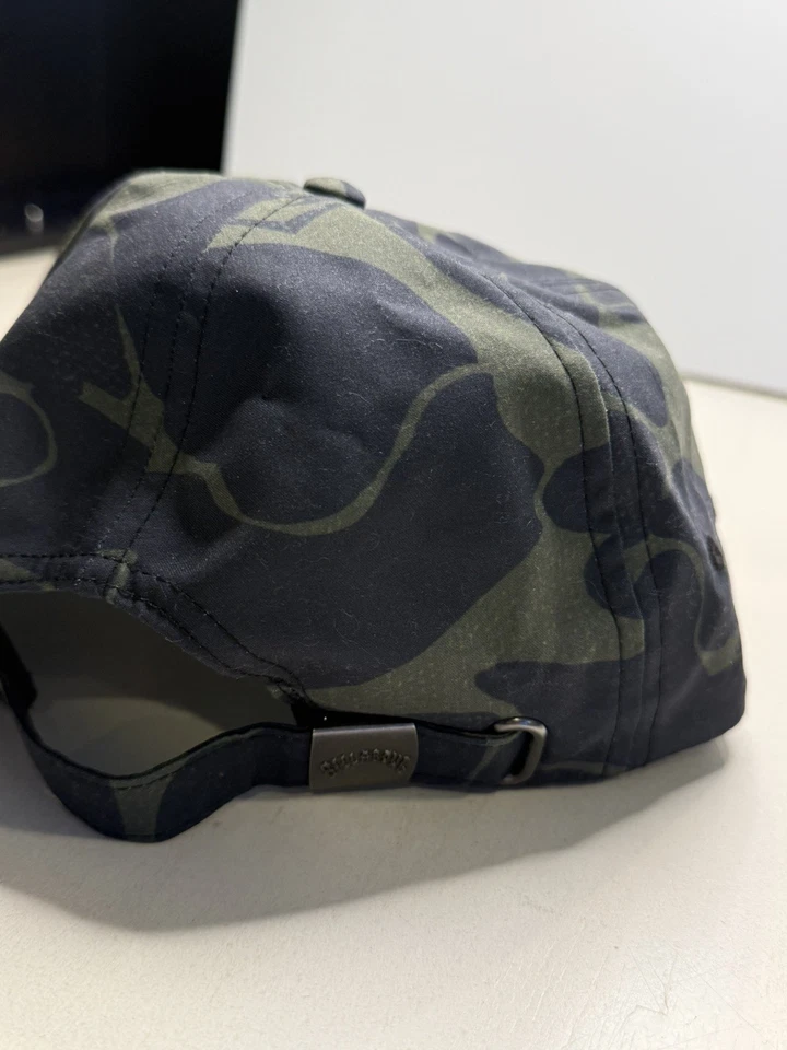 Кепка BillaBong с застежкой сзади зеленая коричневая камуфляжная регулируемая для серфинга - Изображение 4 из 4