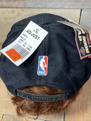 Vintage Chicago Bulls 1997 Championship Snapback Hat Locker Room Cap Logo NWT - Picture 9 of 16