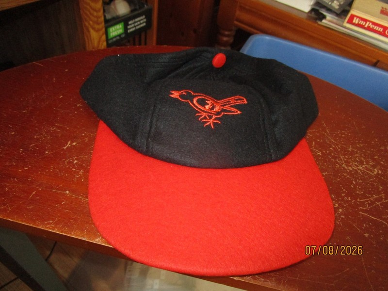 1950's Baltimore Orioles Baseball Cap has original Tag