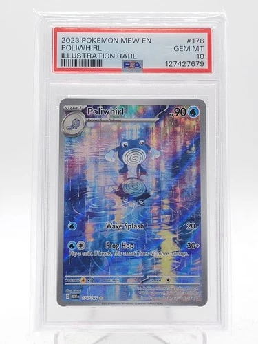 POLIWHIRL 2023 POKEMON 151 ILLUSTRATION RARE #176/165 PSA 10 Q0895