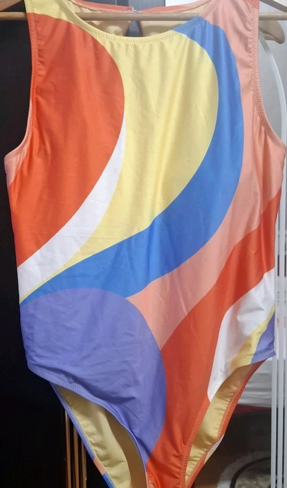 Farbenfroher BADEANZUG***Gr. L**NEUw.!!! - Bild 2 von 4