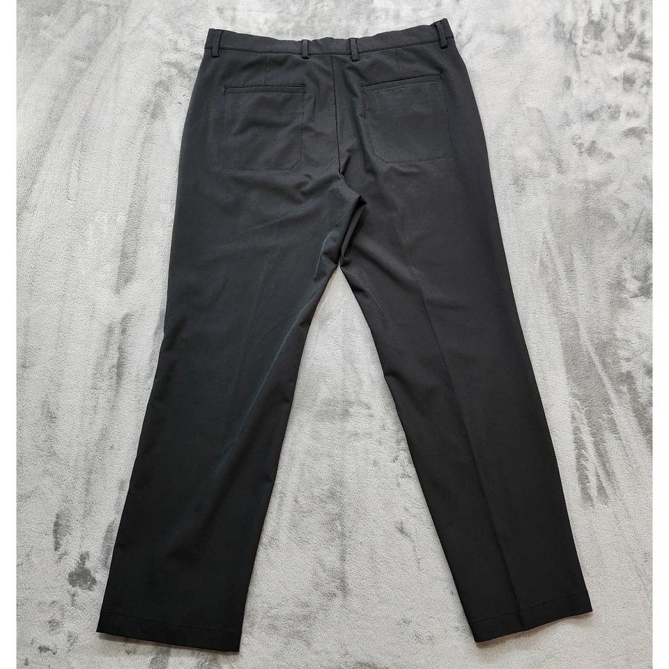 Greg Norman Pants Mens 34X30 Black Everbest Performance Chino Preppy Sporty Golf - Изображение 3 из 4