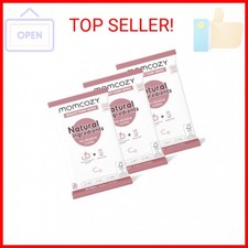 Momcozy Natural Breast Pump Wipes for Pump Parts Cleaning On-the-go, 30 Count P