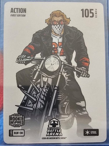 Bo Jackson Battle Arena ACTION Blizzard Battlefoil BLBF-130 Jackson Holliday~ RI