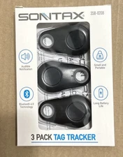3 PC. Sontax Tag Tracker Real Time Track Bluetooth 4.0