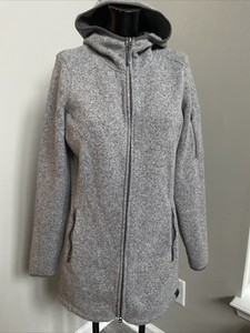 llbean sweater fleece coat