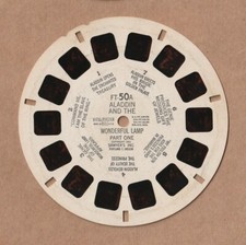 Vintage View-Master reel FT-50A Aladdin and the Wonderful Lamp 1951