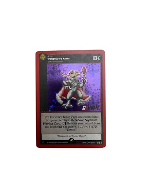 Metazoo Wendigo To Arms Full Holo Kickstarter USPCC WPT 6/12