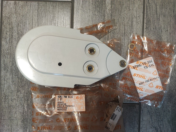 Keilriemenschutz Ts 350 350AVE 360 460 510 760 Original Stihl 4201 700 8116-image