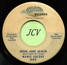 MAMIE GALORE (Special Agent / I Wanna Be Your Radio)  R&B - SOUL  45 RPM  RECORD