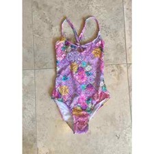 Ondademar NWOT girls one piece bead embellished swimsuit 14y