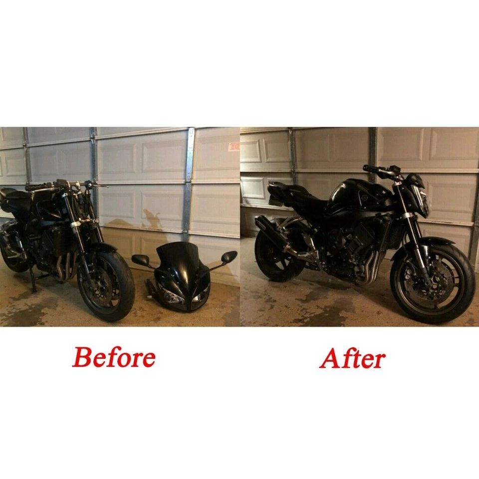 Juego de montaje de faros retrovisores para Yamaha FZ1N 2006-2012 Foto 4 de 4