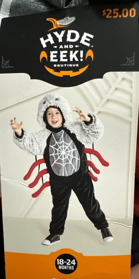Disfraz de araña de Halloween Hyde And Eek Disfraz de araña de Halloween 18/24 meses Foto 2 de 3