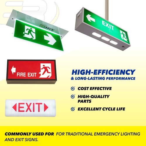 Exit Sign Battery for Lithonia ELB0300 ELB1P201N1 ELB1P201N1 - Picture 6 of 7