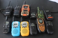 Odd Ball Lot of 12 Walkie Talkies Hand Held Radios