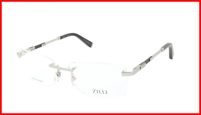 ZILLI Eyeglasses Frame Titanium Acetate Leather France Made ZI 60028 C03