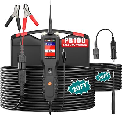 40FT Electrical  Power Circuit Tester Probe 12V 24V Short Open Breaker Finder 