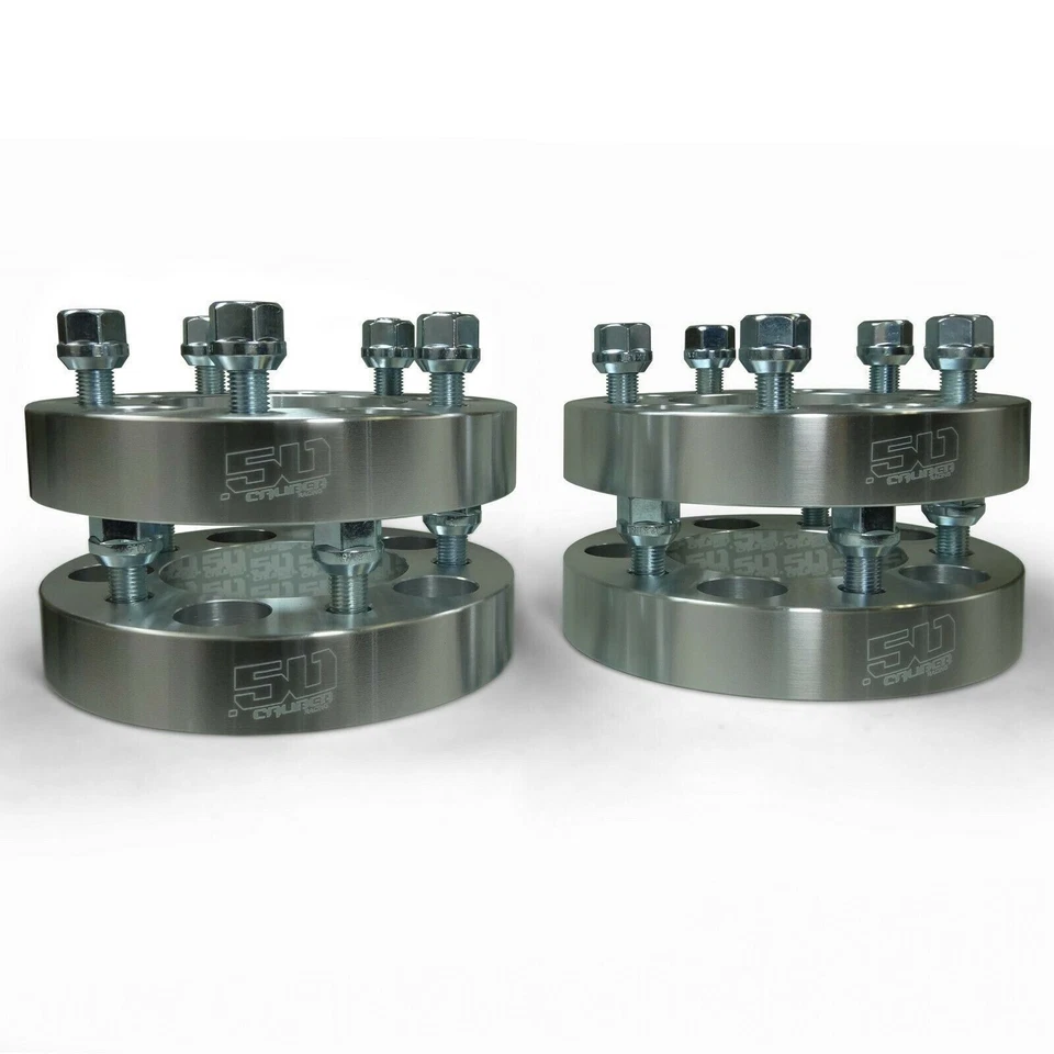 FOUR 5x5.5 139.7 Wheel Spacers 1.25" Compatable with Willys CJ Scout Trailduster - Image 3 of 4