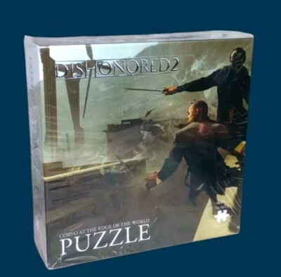  Dishonored 2 Corvo At The Edge Of The World 750 Pc Jigsaw Puzzle NEW SEALED 