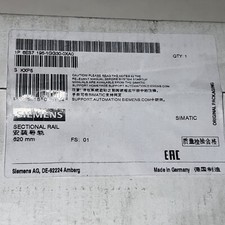 SIEMENS 6ES7 195-1GG30-0XA0 SECTIONAL RAIL 620mm. New & Free Shipping