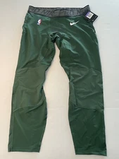 Nike NBA Authentics Milwaukee Bucks Color Compression Pants Men's 3XL Tall *NEW*