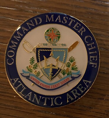 USN Outstanding Performance Atlantic Area COMMAND MASTER CHIEF Challenge Coin