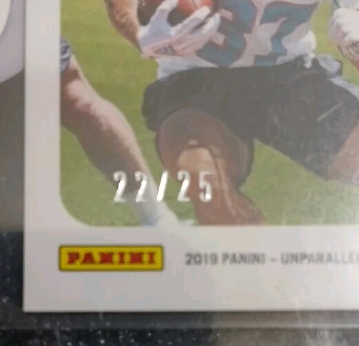 2019 Myles Gaskins  Panini Unparalleled  Auto RC #274 22/25