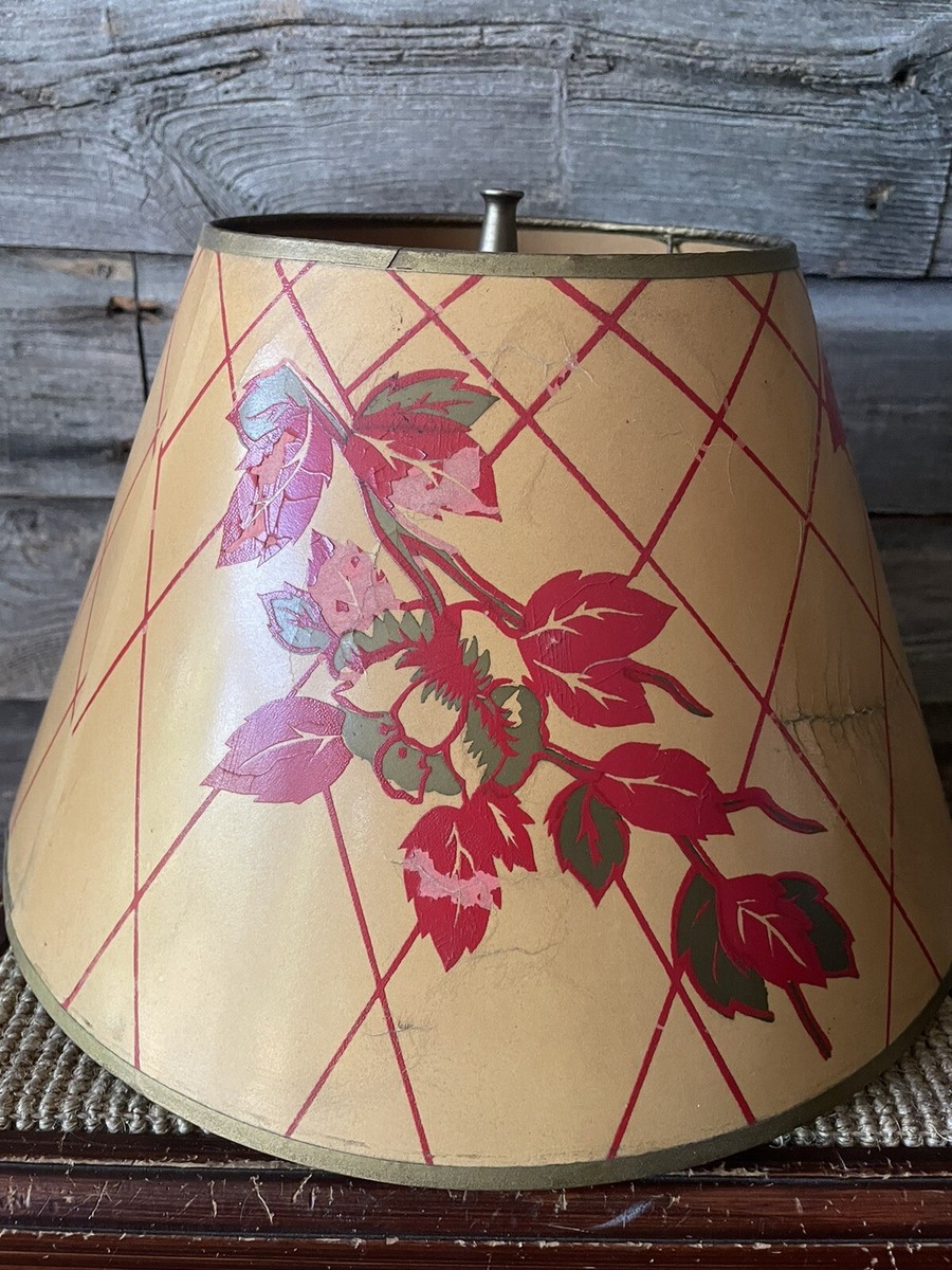 Vintage Coleman Lantern Mantle Lamp Parchment Shade Original