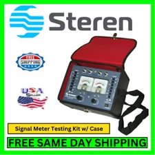 Satellite Signal Meter Analog Finder Antenna Testing Level, Current, Volts, Tone