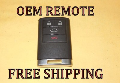 100% OEM 08-13 CADILLAC CTS DTS STS KEYLESS REMOTE FOB TRANSMITTER OUC6000066 #1
