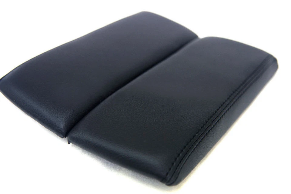 Apoio de braço console central capa de couro sintético para Mazda CX-9 10-15 preta - Imagem 3 de 4