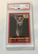 2013 Panini Hoops #275 Giannis Antetokounmpo Red Rookie PSA 9