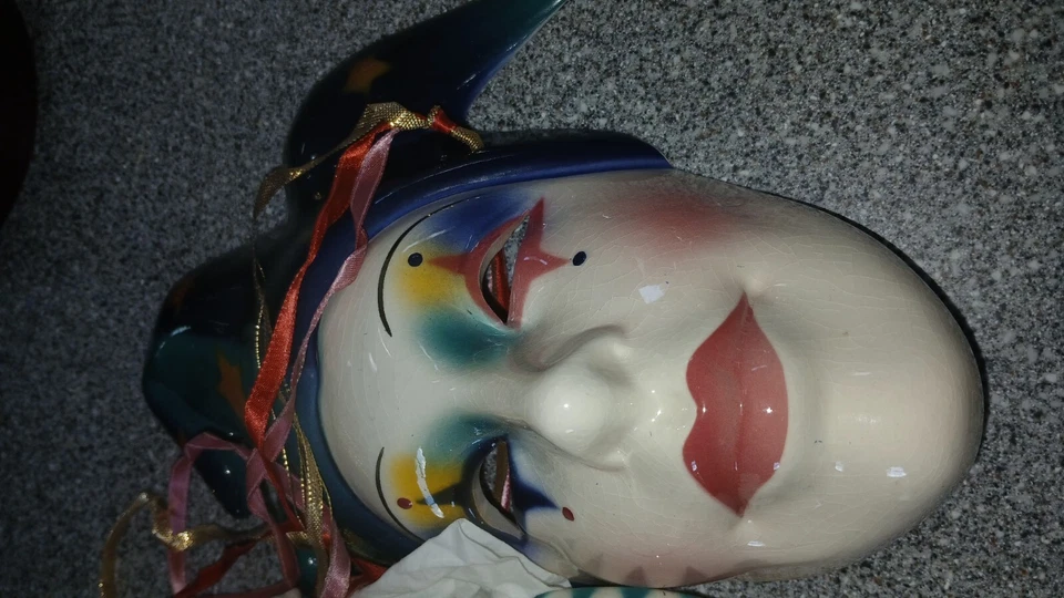 3 Máscara Vintage Porcelana Cara Dormir Geoma Mardi Gras Mascarada Veneciana EE. UU. Foto 3 de 4