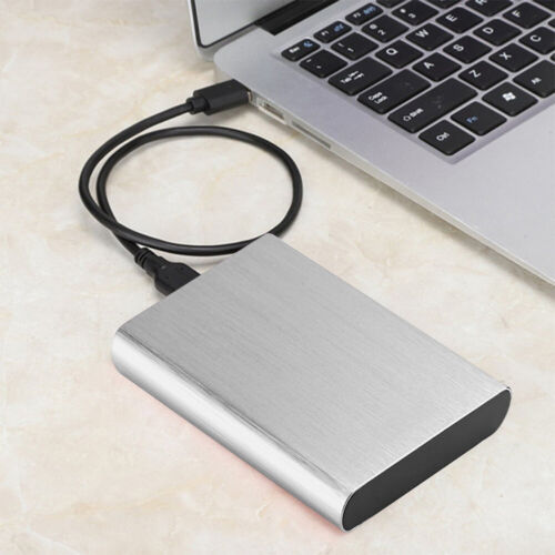 2,5" Externe 1TB Festplatte USB 3.0 Slim Portable HDD für PC Laptop Mac Tablet - Afbeelding 1 van 17