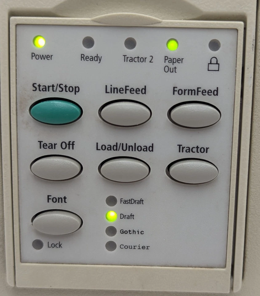 Lexmark Forms Printer 2500+ Series 2580-100 Dot Matrix Printer - Tested *READ* - Image 4 of 4