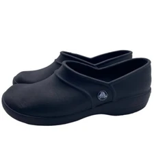 Crocs Shoes Clogs Black Slip On Casual Comfort Lightweight Neutral Size 6